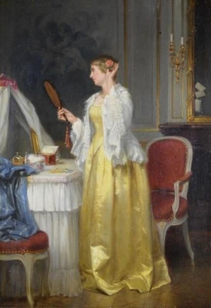 Charles Desire (1830-1899) - oil painting on mahogany panel