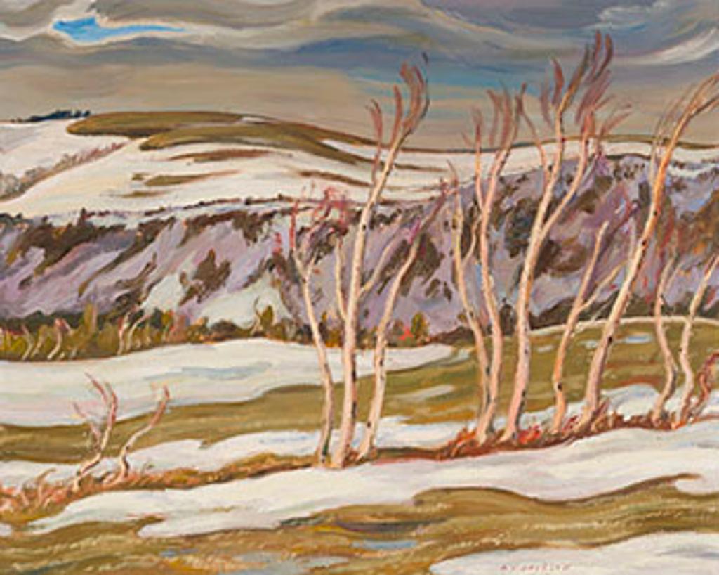 Alexander Young (A. Y.) Jackson (1882-1974) - April Day, Ste. Marthe, Gaspé