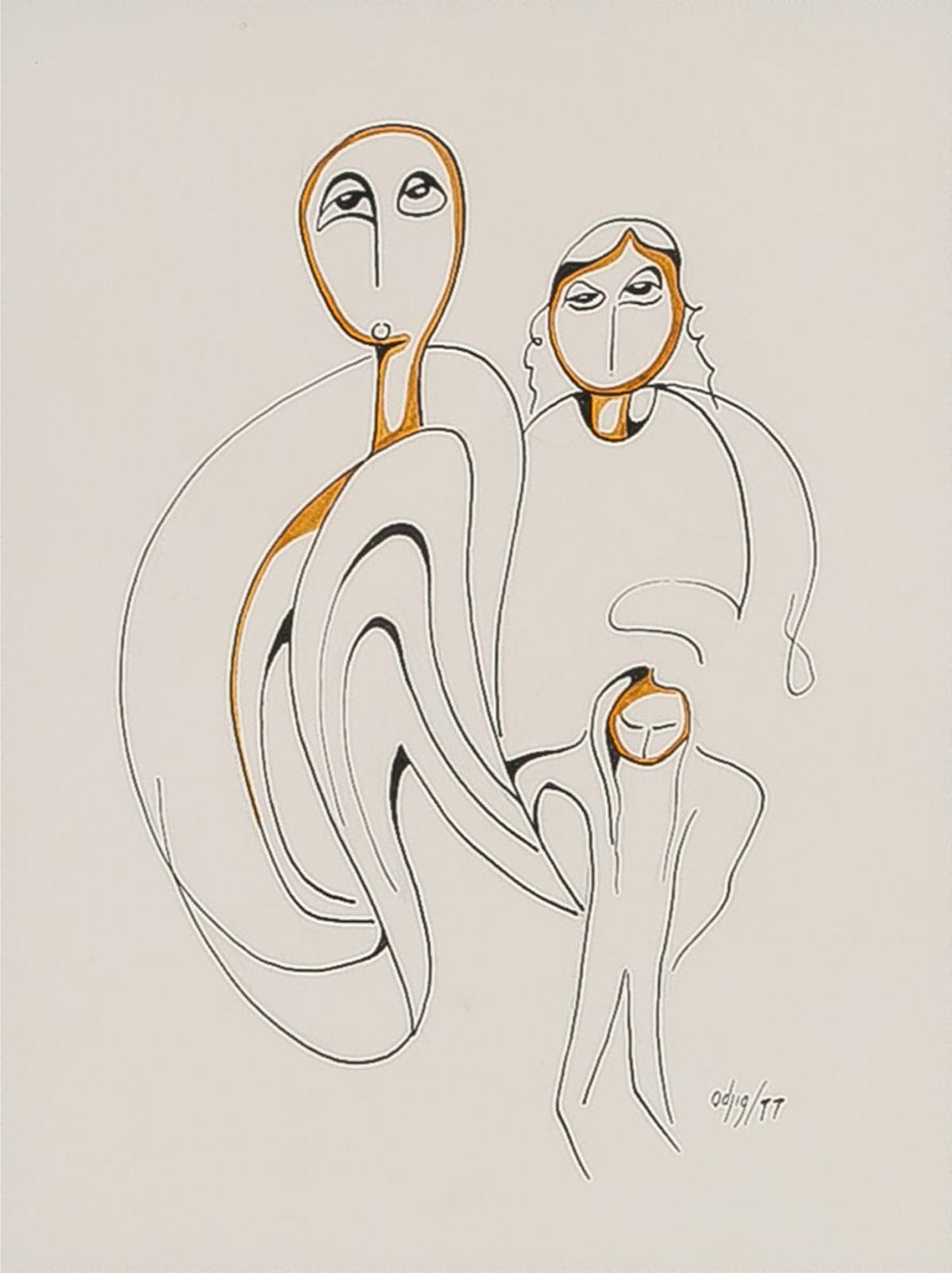 Daphne Odjig (1919-2016) - Off To The Park