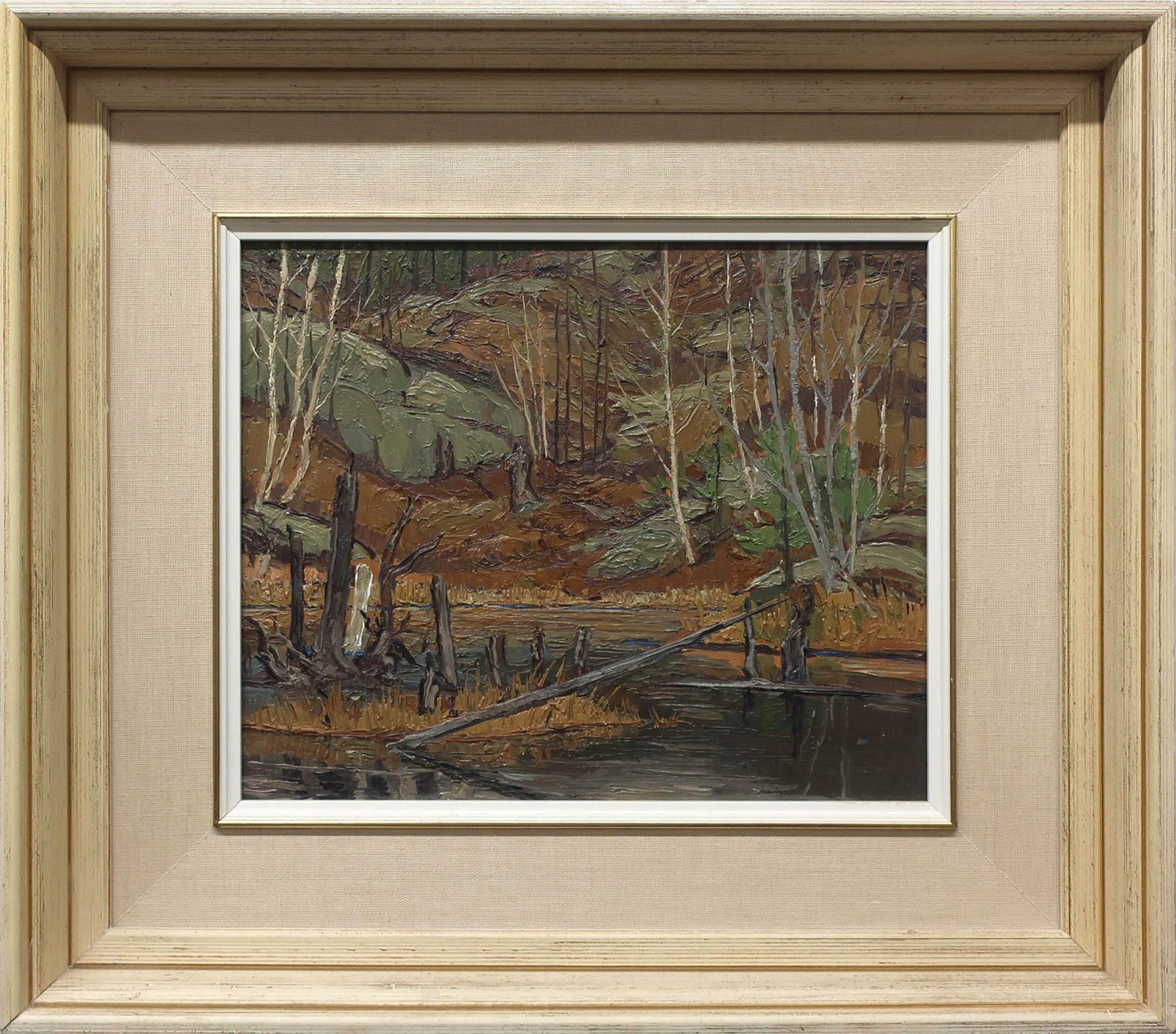 Lawrence Nickle (1931-2014) - Rotterman's Swamp #2 Near Gravenhurst, Ont.