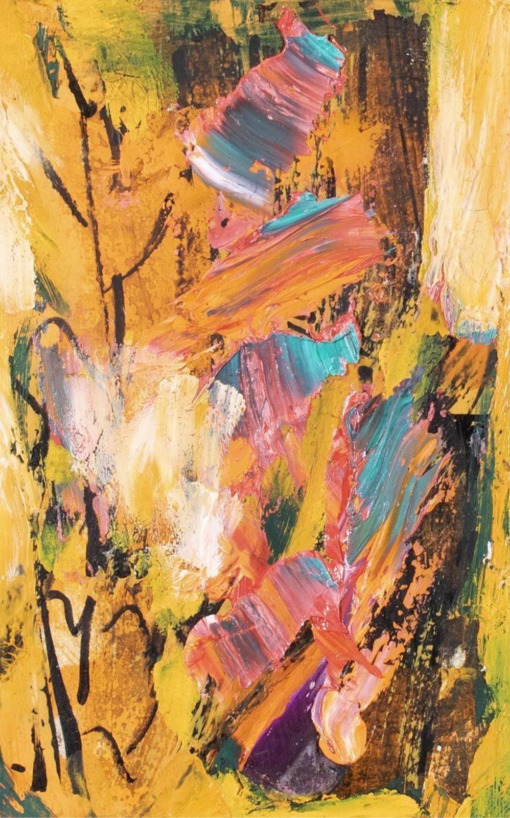 Marcelle Ferron (1924-2001) - Abstract Composition; Ca 1993