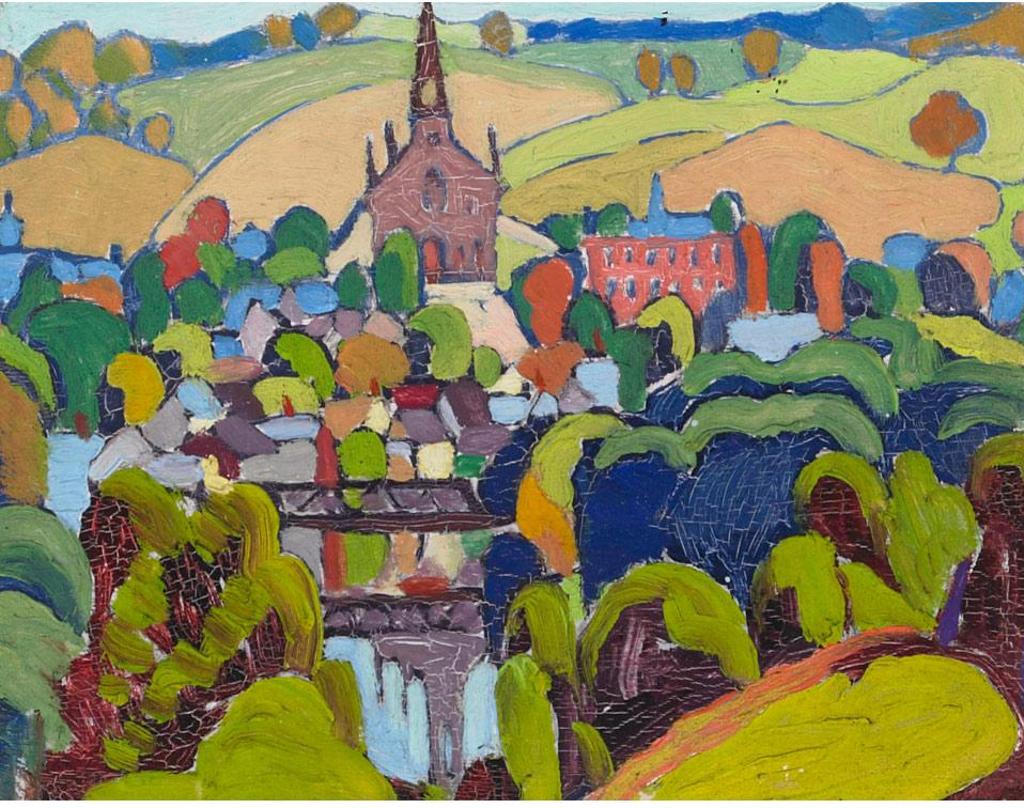 Randolph Stanley Hewton (1888-1960) - Quebec Village
