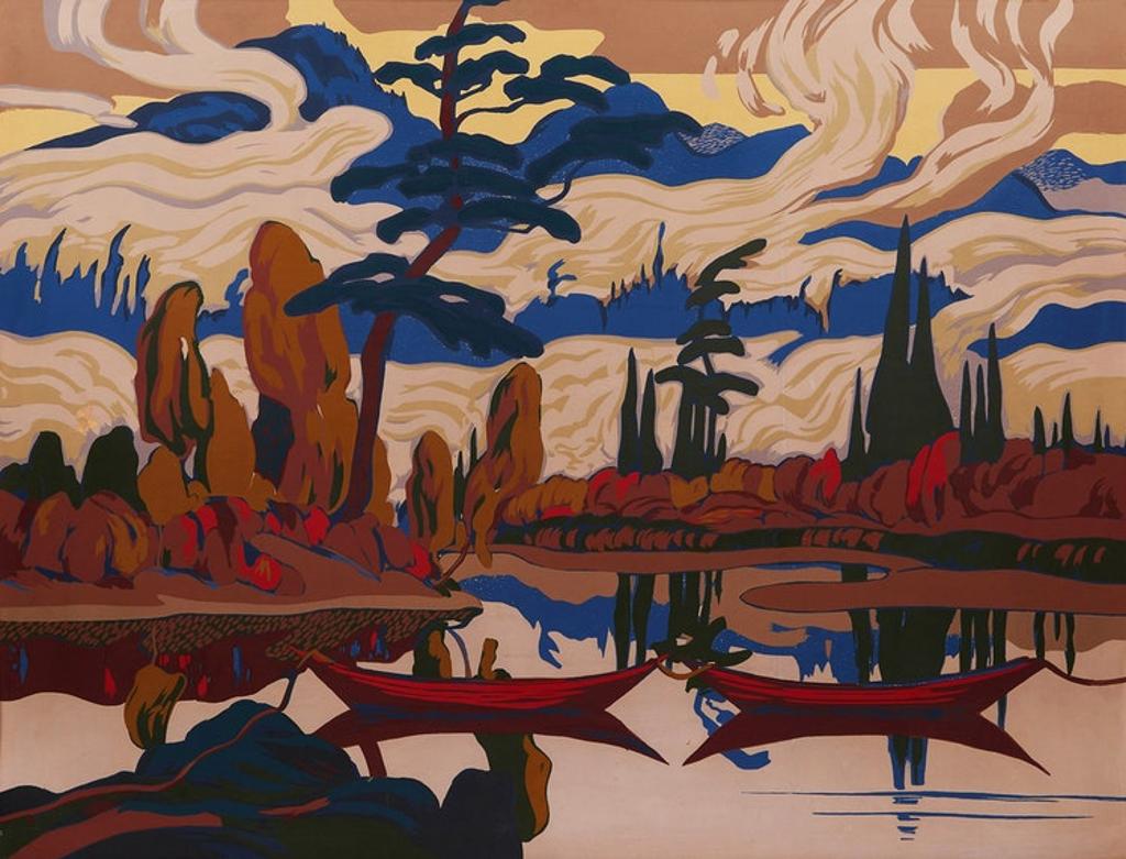 James Edward Hervey (J.E.H.) MacDonald (1873-1932) - Mist Fantasy
