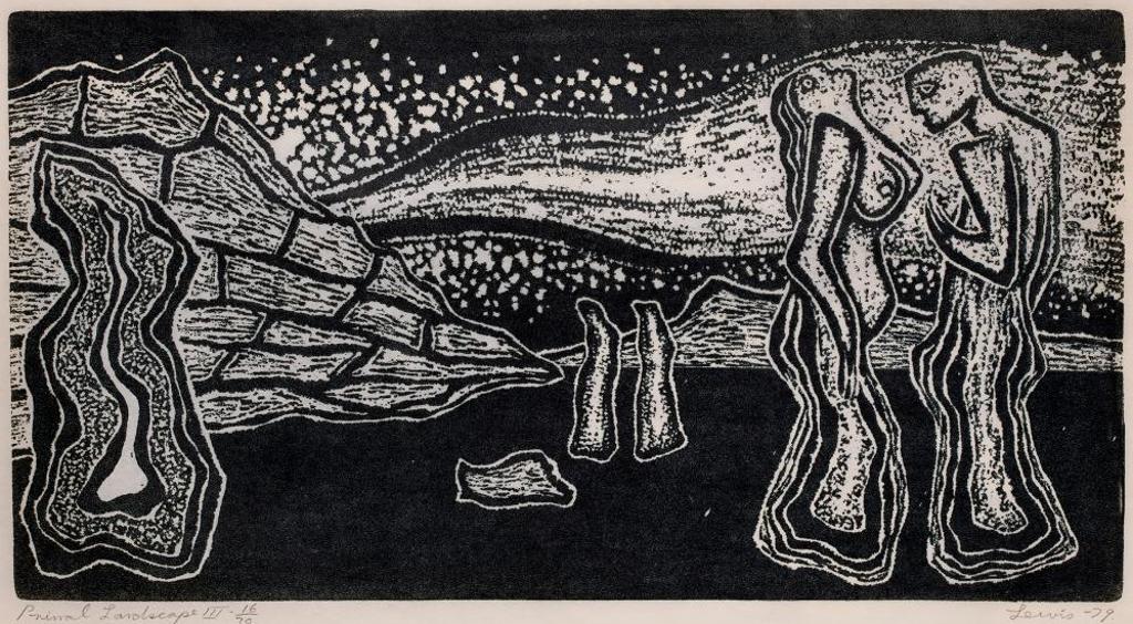 Stanley Lewis (1930-2006) - Primal Landscape III