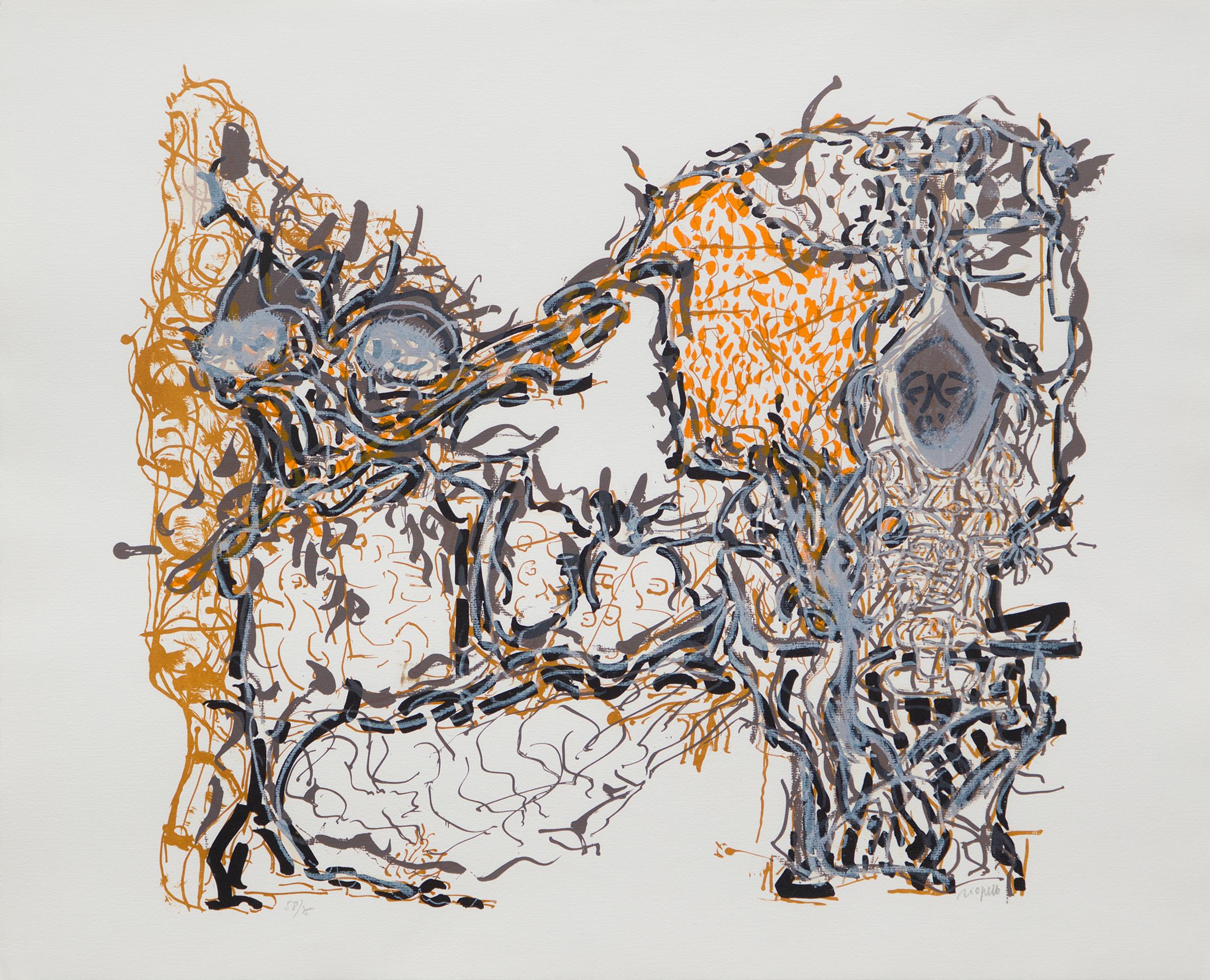 Jean-Paul Riopelle (1923-2002) - Affiche avant la lettre n°185, 1980