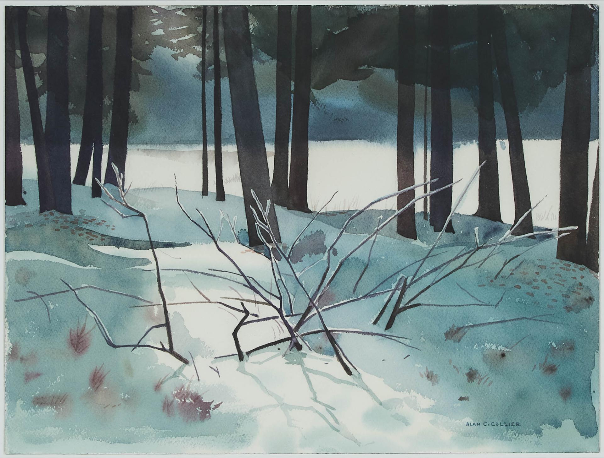 Alan Caswell Collier (1911-1990) - Beside Big Horn River
