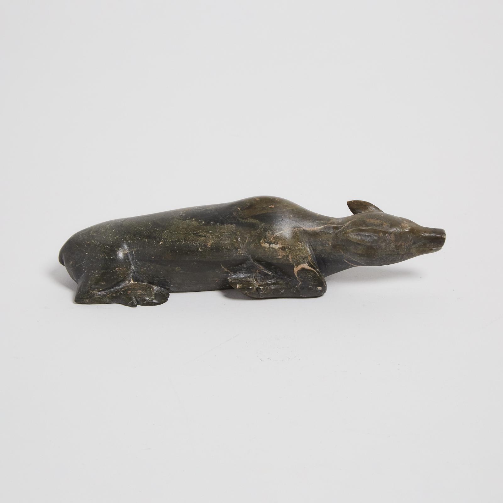 Martha Kunana (1942) - Reclined Caribou