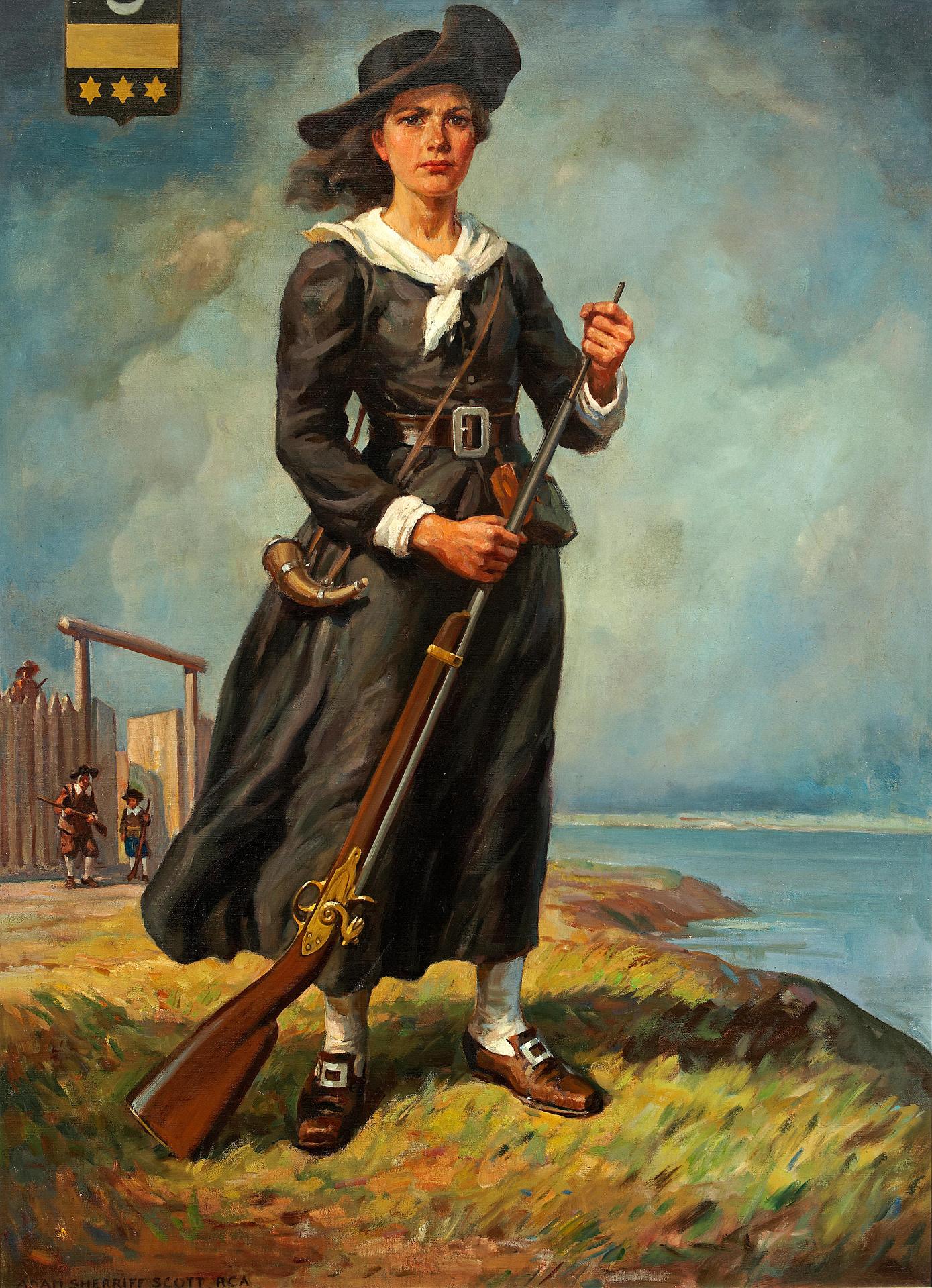 Adam Sherriff Scott (1887-1980) - Madeleine de Verchères