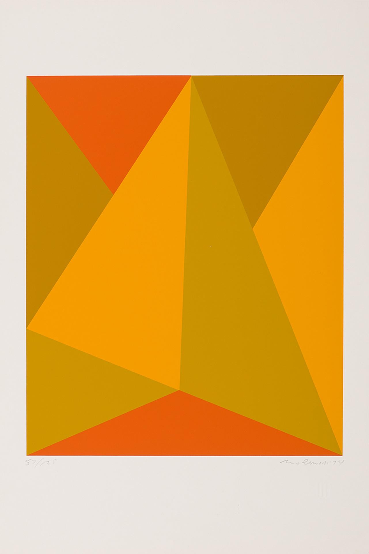 Guido Molinari (1933-2004) - Triangulaire ocre