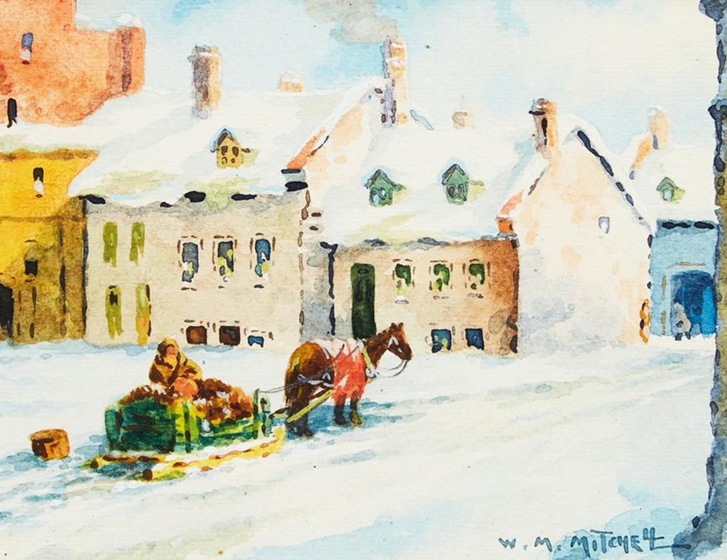 Willard Morse Mitchell (1879-1955) - Houses on St. Vincent Street, Montreal; Cape Trinity