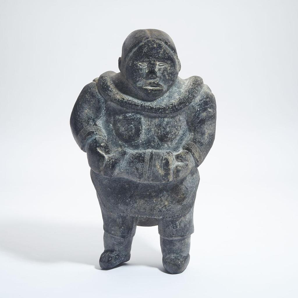 Kiakshuk (1886-1966) - Standing Woman Holding Kamik