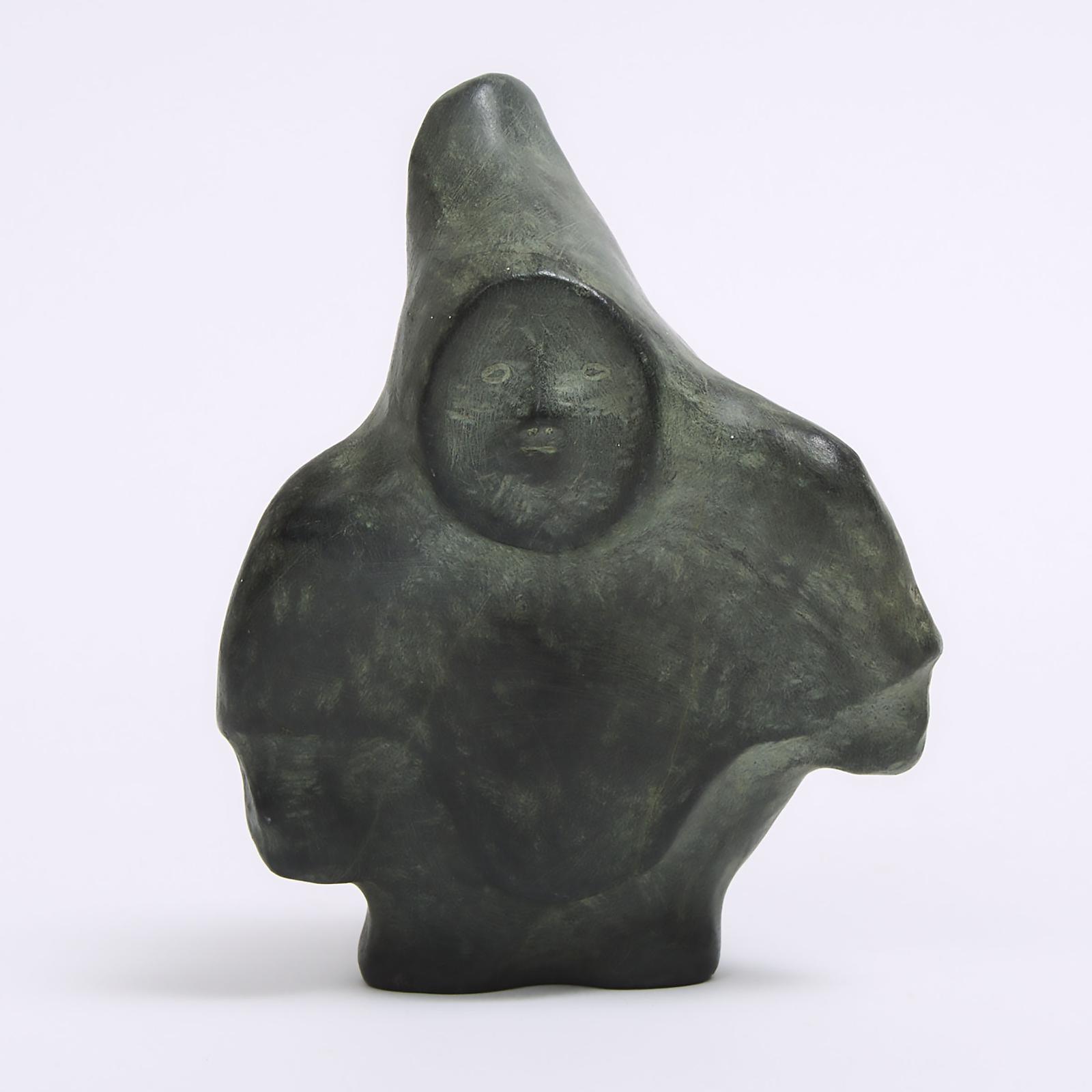 Dominic Kingilik (1939-1990) - Standing Figure With Hood