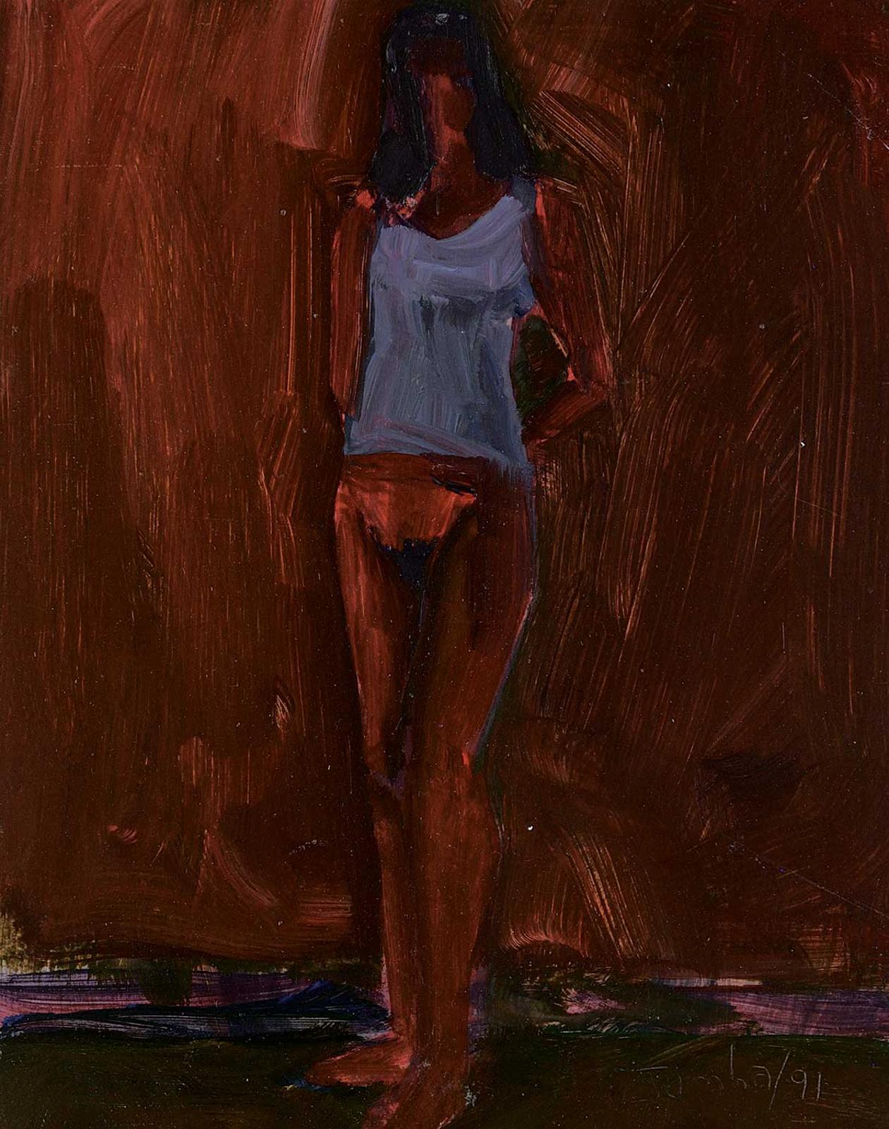 Douglas Jamha (1953-2017) - Untitled - Figure Study [F32]