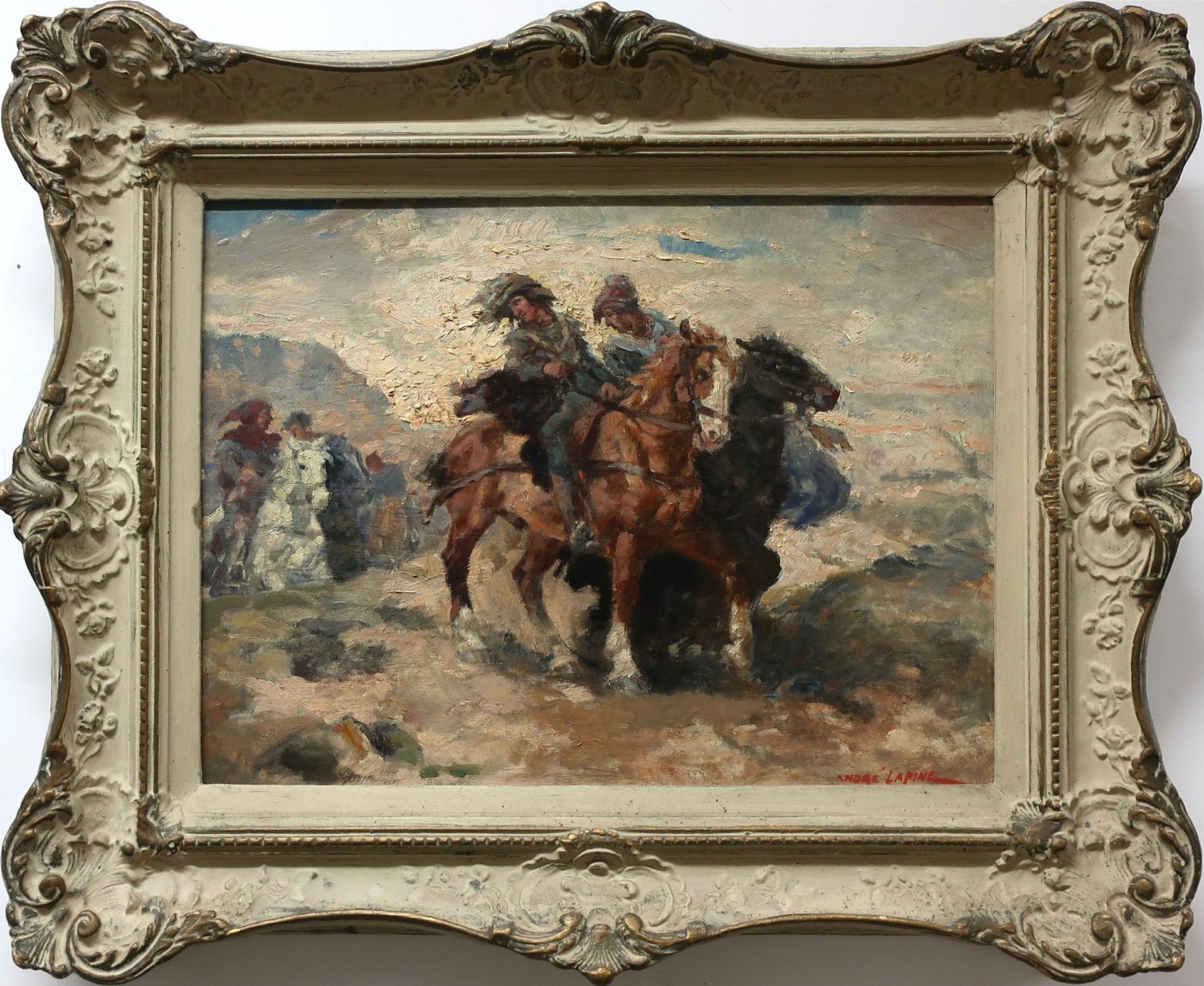 Andreas Christian Gottfried (André) Lapine (1866-1952) - Untitled (Riders)