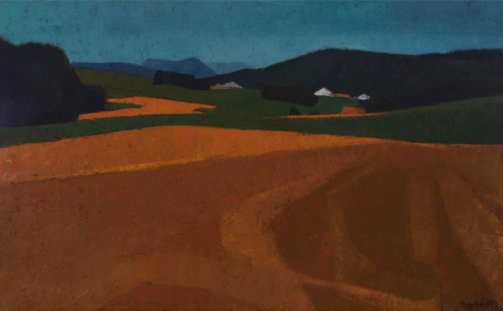 Walter Mafli (1915-2017) - Campagne, 1981