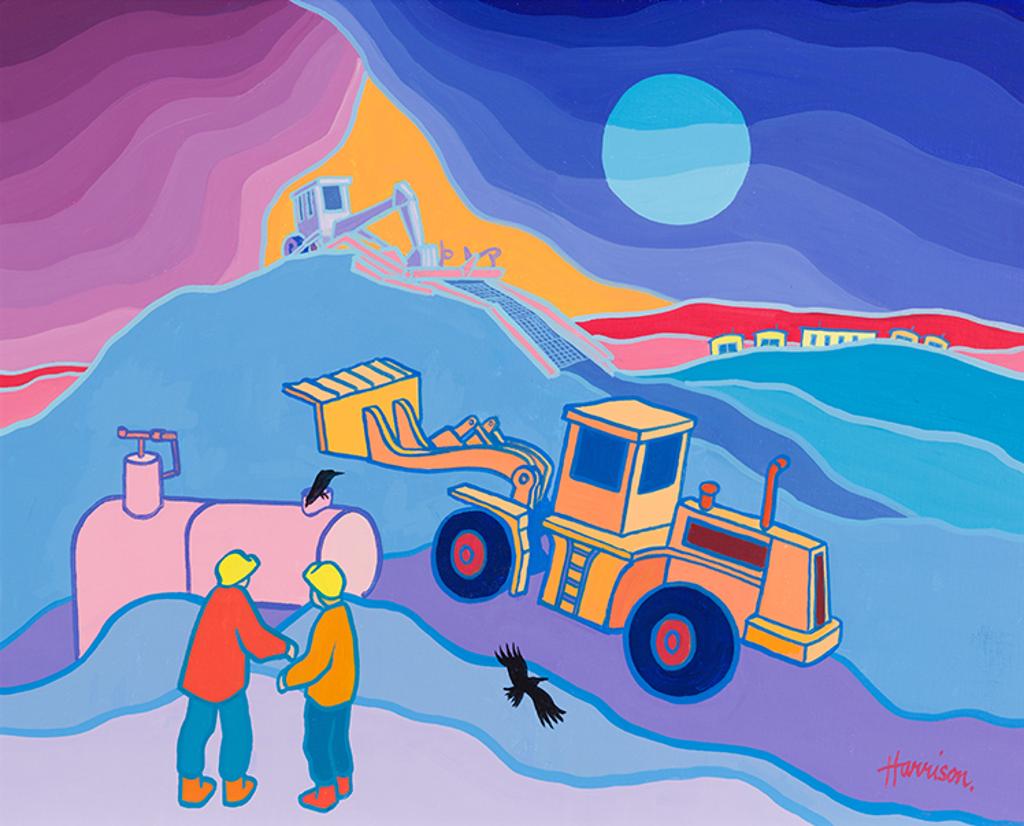 Ted Harrison (1926-2015) - The Ross Gold Claim
