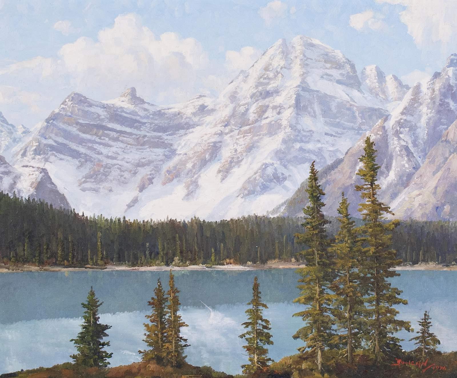 Duncan Mackinnon Crockford (1922-1991) - Mount Ball And Shadow Lake; 1976