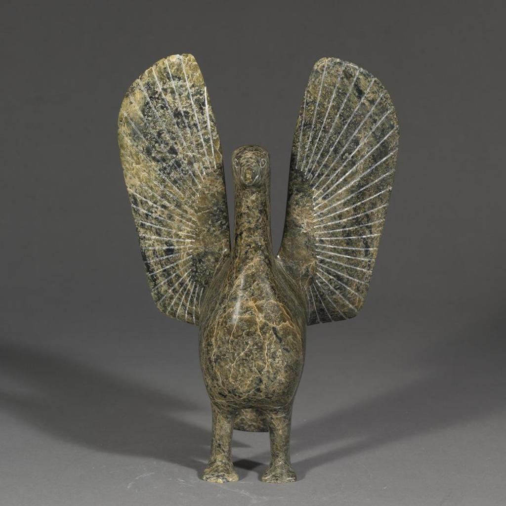 Abraham Etungat (1911-1999) - Bird With Upswept Wings