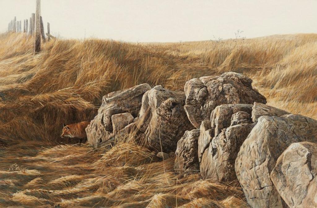 Robert Mclellan Bateman (1930-1922) - Fox and Stone Fence