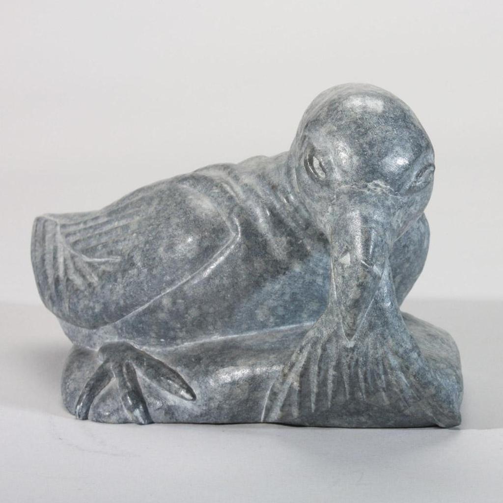 Isah Tool (1899-1970) - Bird With Fish
