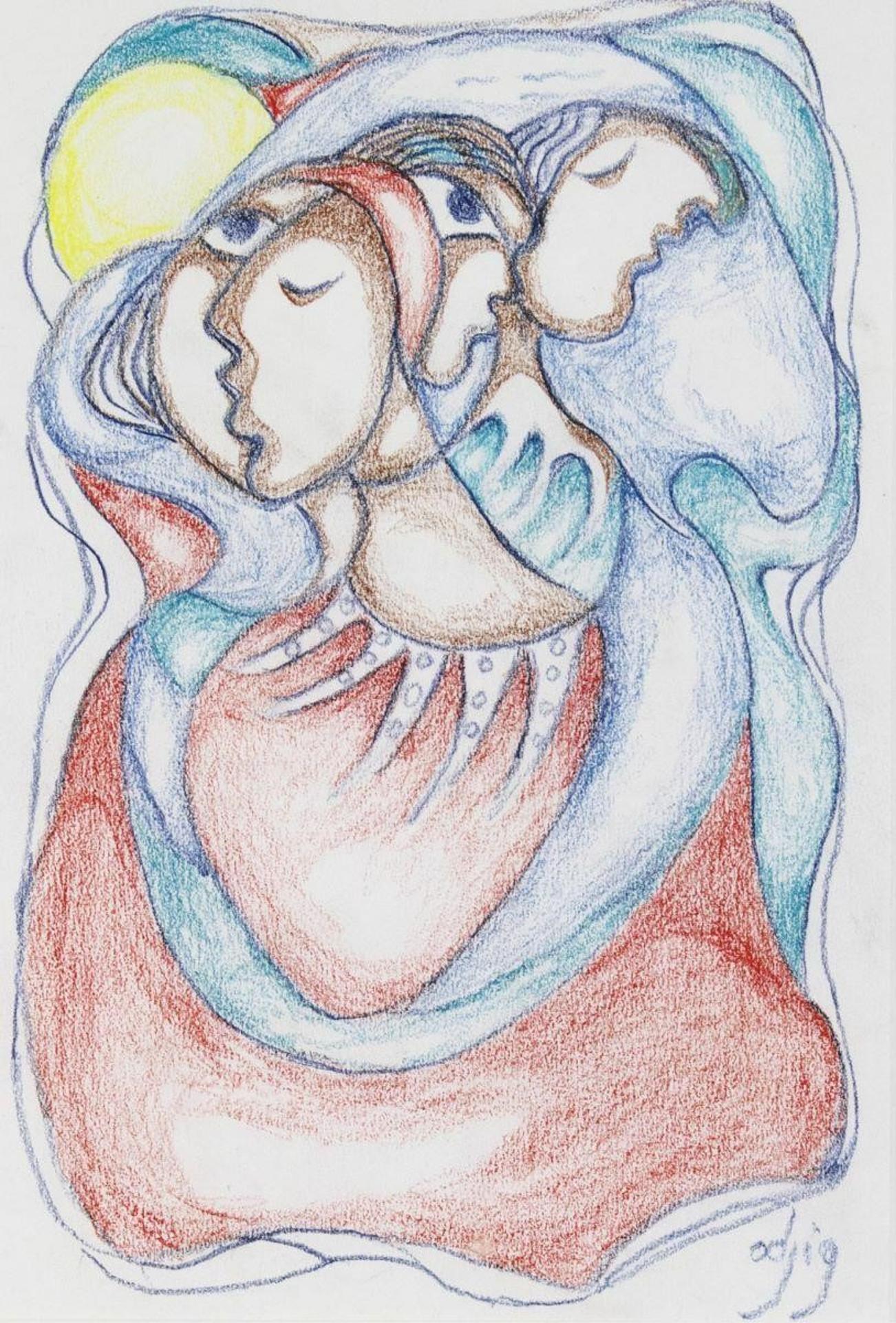 Daphne Odjig (1919-2016) - A Joyous Day; 2015