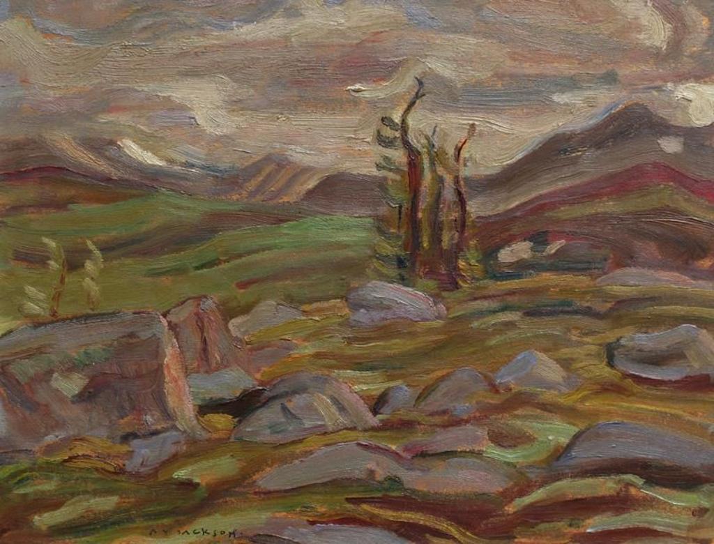 Alexander Young (A. Y.) Jackson (1882-1974) - Sunshine Ski Lodge; 1947