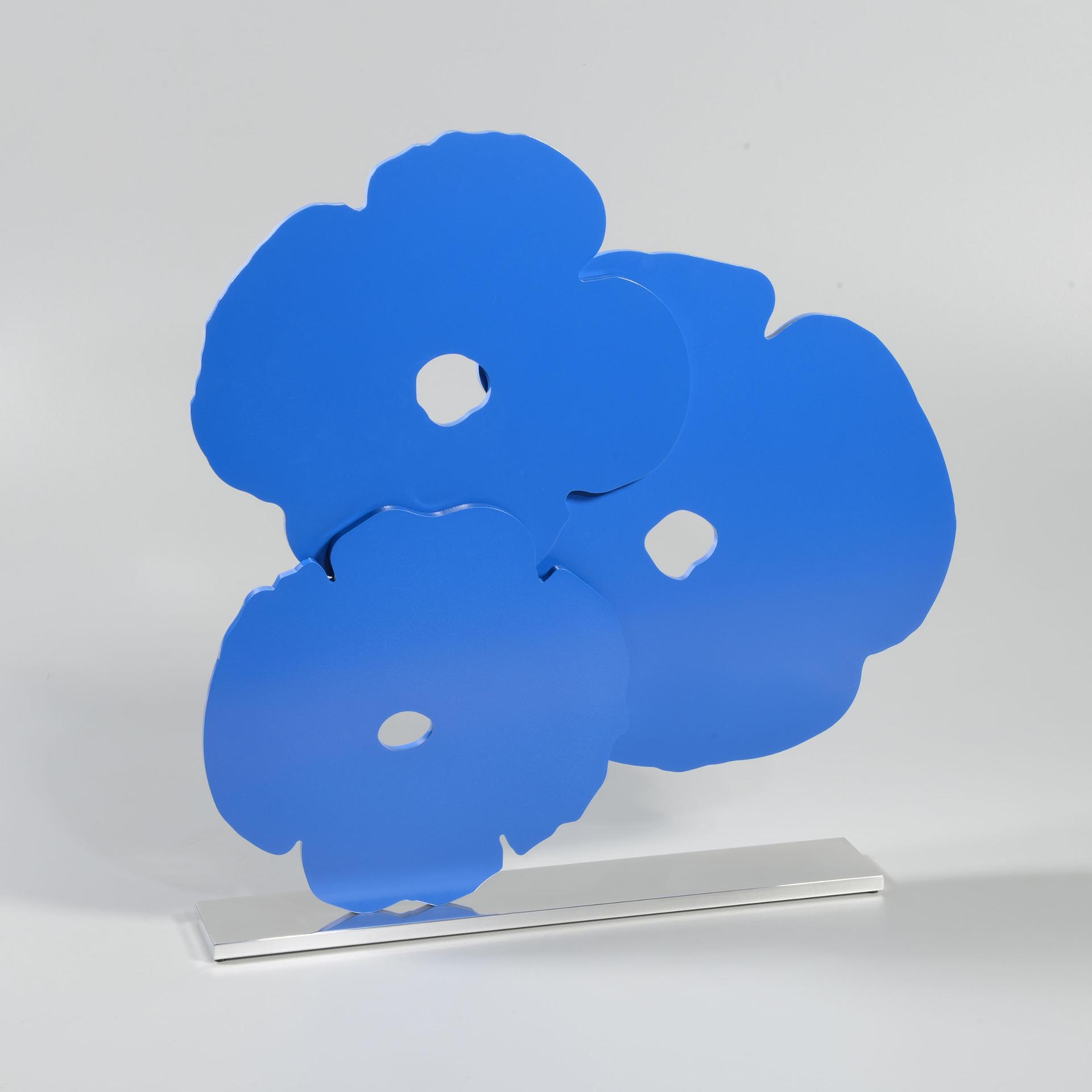 Donald Sultan (1951) - Blue Poppies, 2015