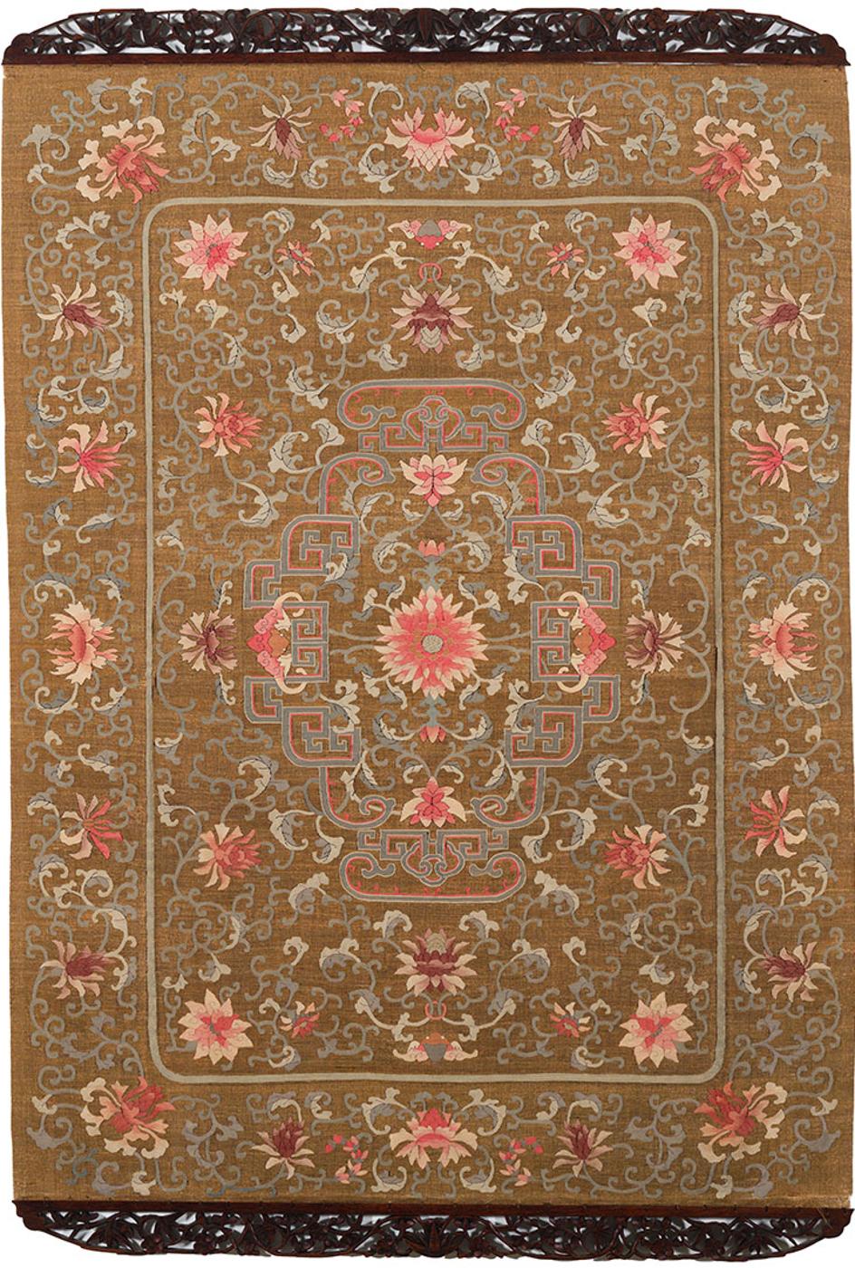 Chinese Art - A Chinese Silk Kesi Wall Fragment, 18th/19th Century