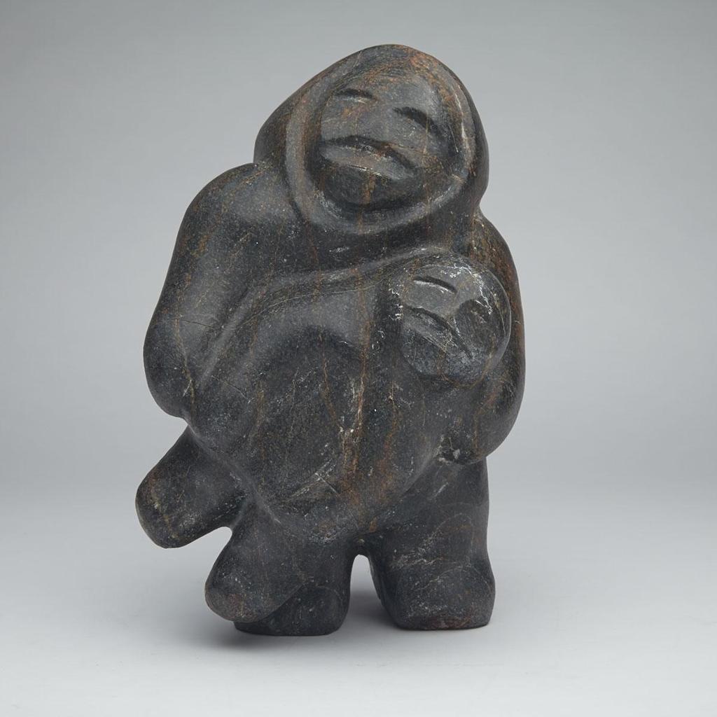 Barnabus Arnasungaaq (1924-2017) - Figure Holding Child
