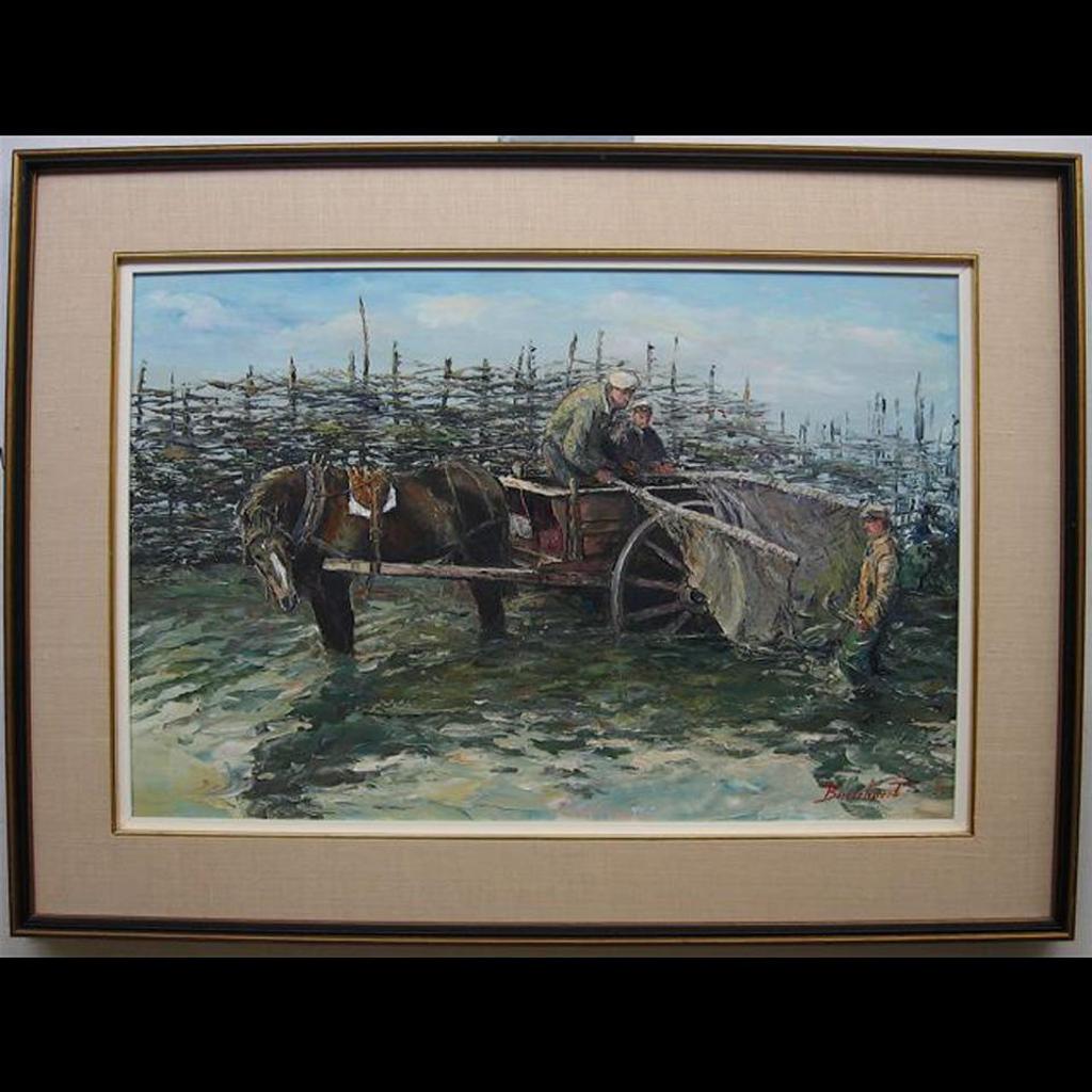Florent Busschaert (1922-1993) - Fishermen At Work