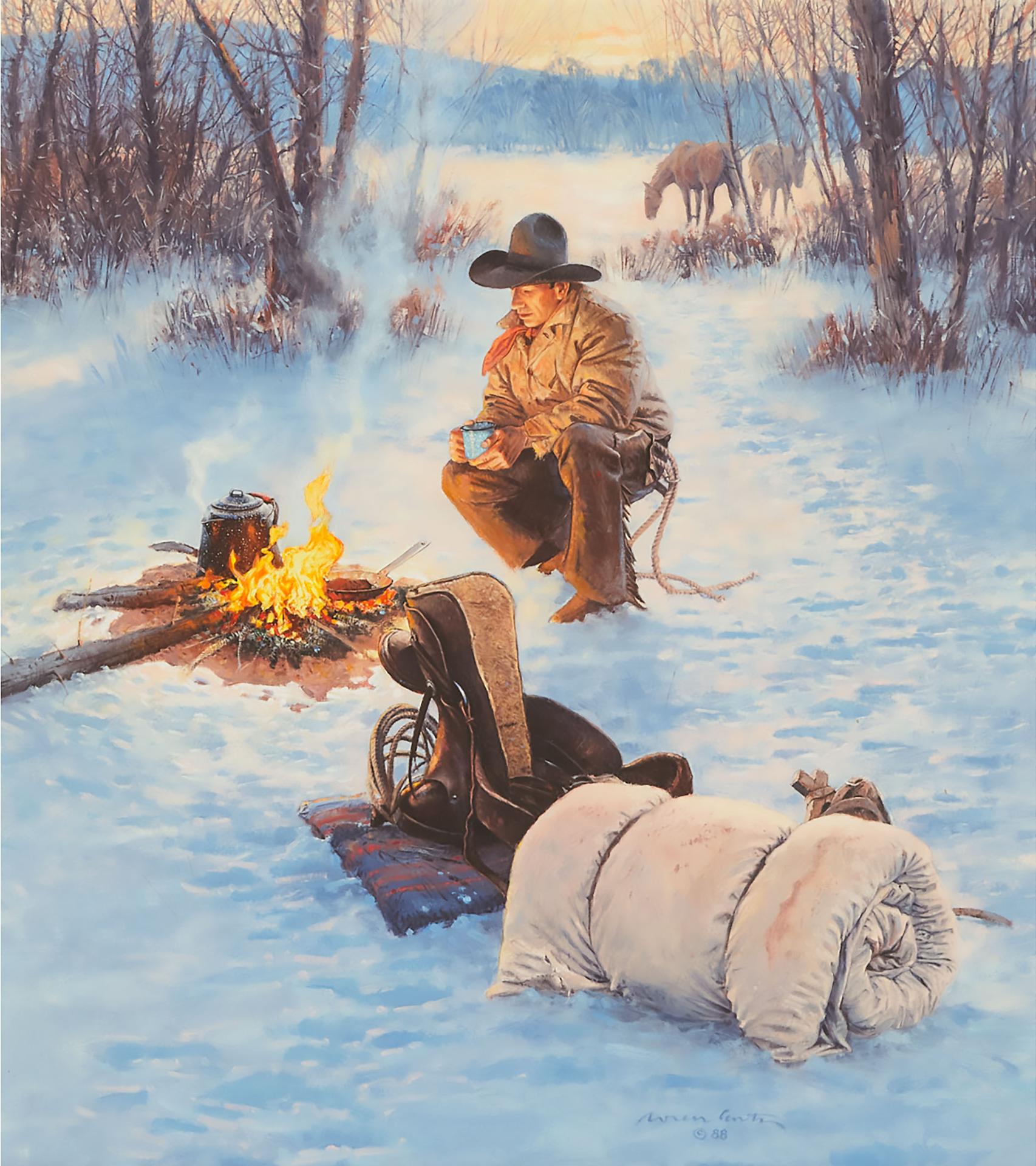 Loren Entz (1949) - Warmth At Twilight, 1988