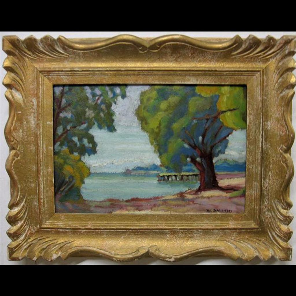 W. Smith - Lake Through Trees