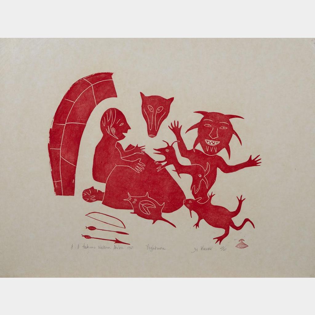 Helen Mabel Nigiyok Kalvak (1901-1984) - Nightmare