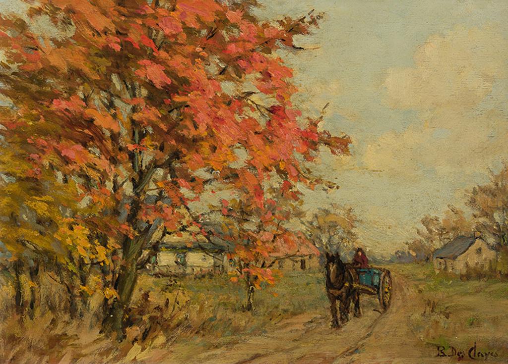 Berthe Des Clayes (1877-1968) - The Red Maple