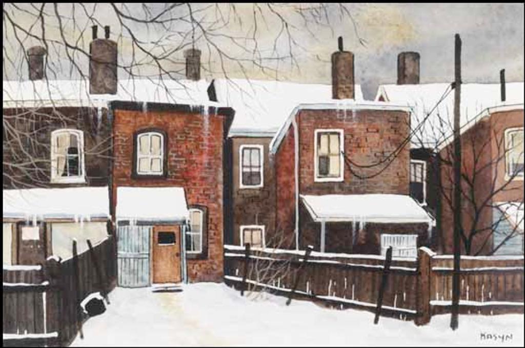John Kasyn (1926-2008) - Backyard on Allan Ave.