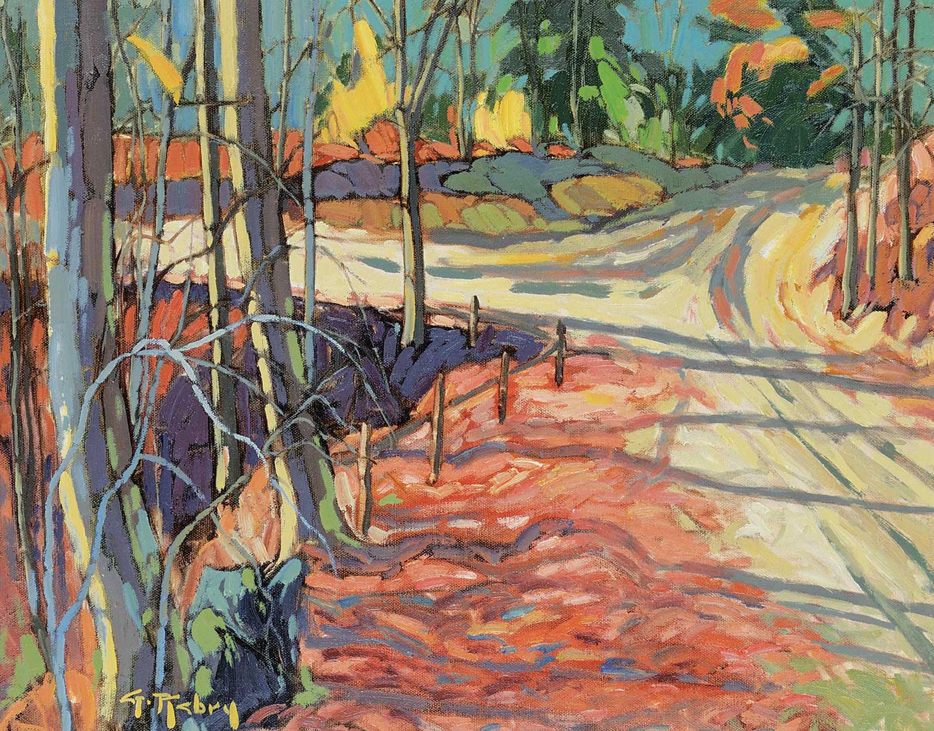 Gaston Rebry (1933-2007) - Untitled - Country Road at Dusk