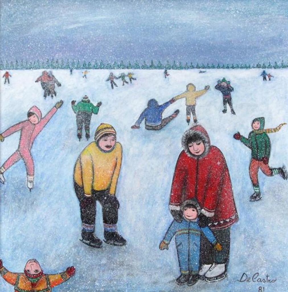 Alberto de Castro (1952-1995) - Learning To Skate; 1981