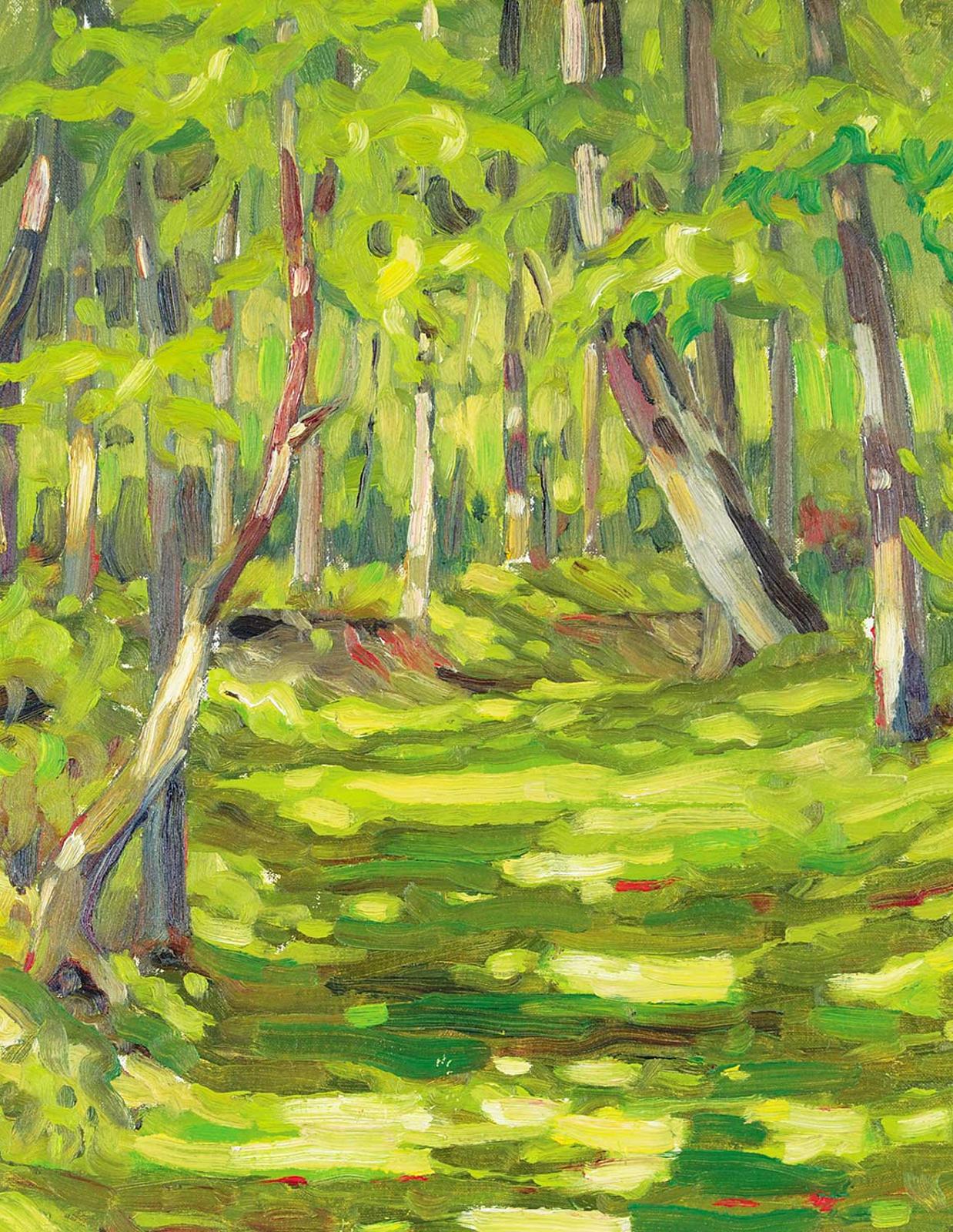 William [Bill] James Parker (1946-2013) - Old River Channel off Bow River up Stream of Harvey's Old Farm House