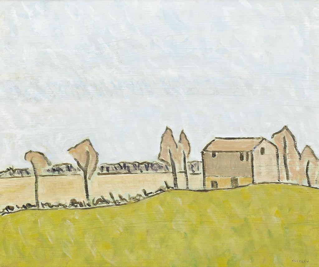 Barker Fairley (1887-1986) - Barn Near Vasey, 1971