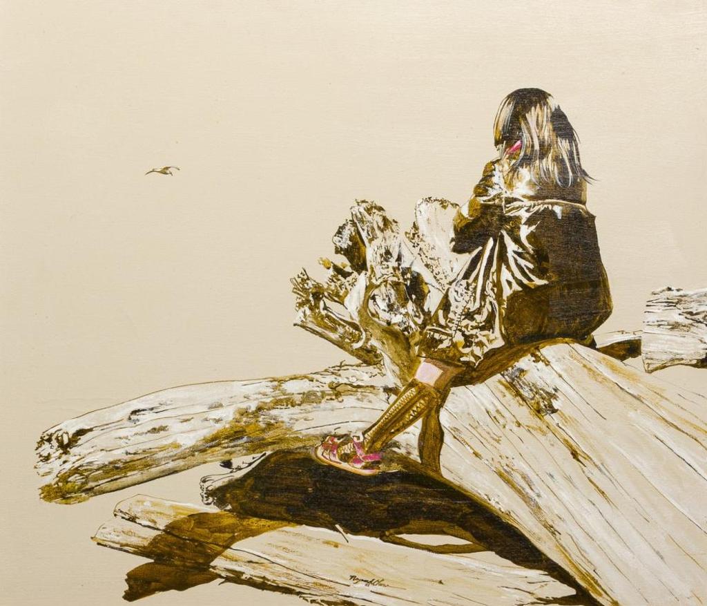 Raymond Chow (1941) - On a Log