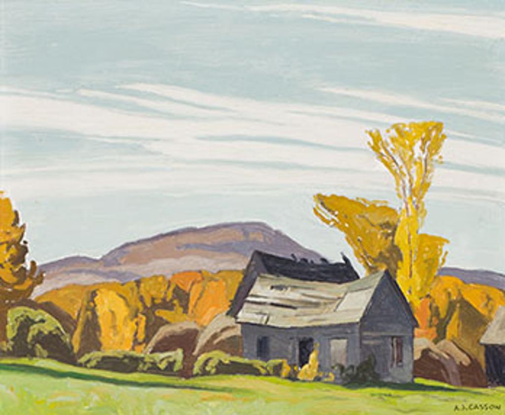 Alfred Joseph (A.J.) Casson (1898-1992) - Barns at Letterkenny