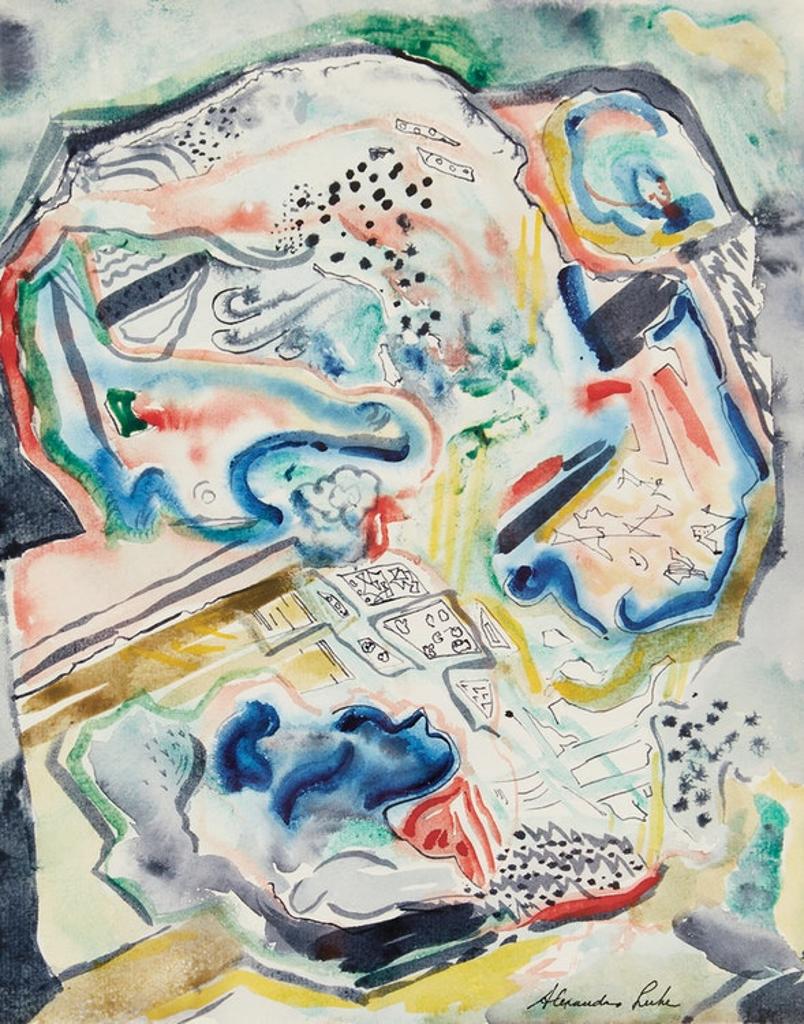 Alexandra Luke (1901-1967) - Untitled Composition