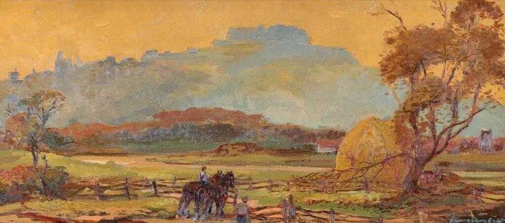 James Bissett Crockart (1885-1974) - Stirling From River Forth