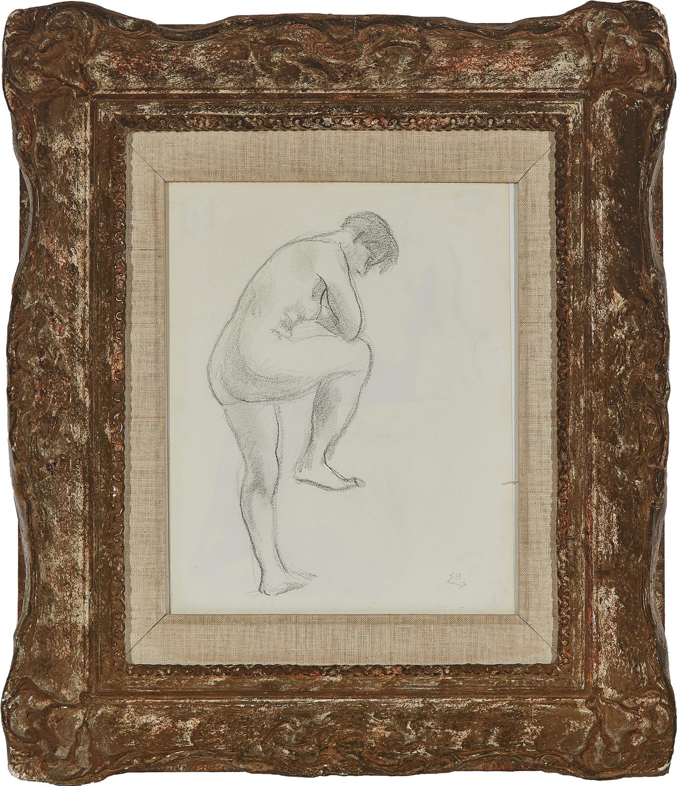 Edwin Headley Holgate (1892-1977) - Nude Sketch
