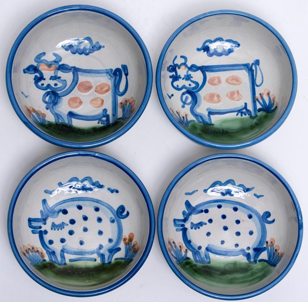 Mary Alice Hadley (1911-1965) - Untitled - Four Bowls