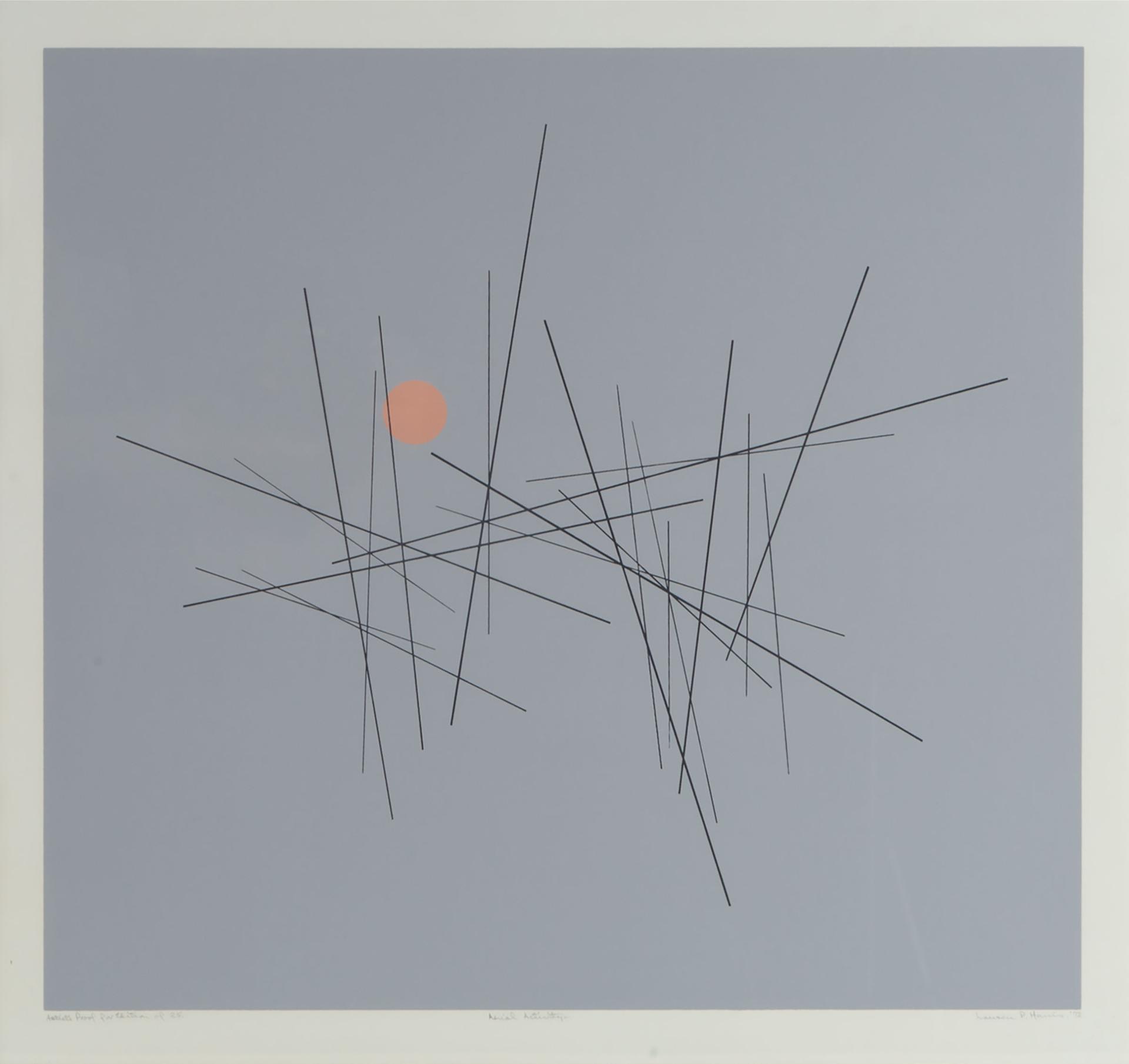 Lawren Phillips Harris (1910-1994) - Aerial Activity, 1972