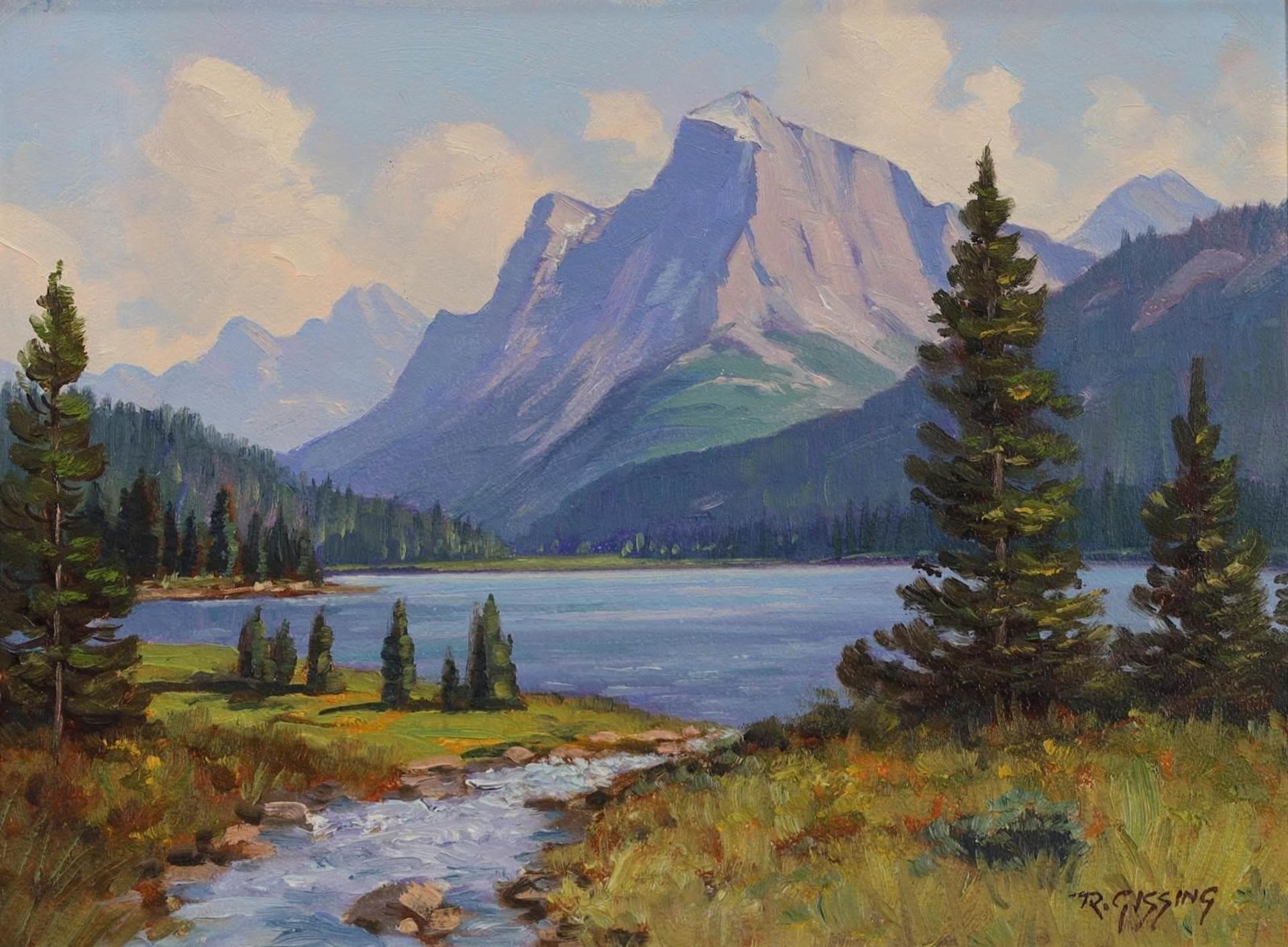Roland Gissing (1895-1967) - Waterfowl Lake; 1964