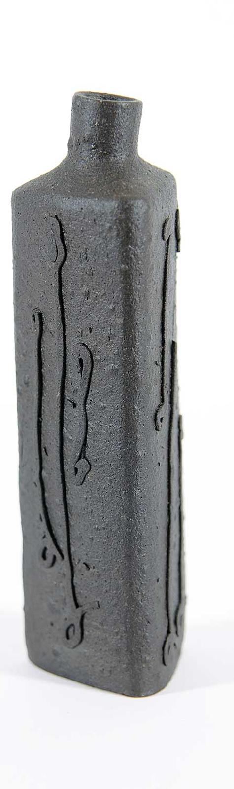 Kathleen Hamilton - Untitled - Black Triangular Vase