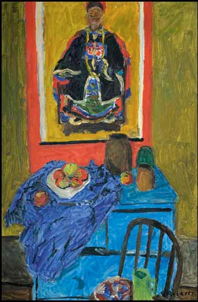 William Goodridge Roberts (1921-2001) - Still Life with Oriental Painting