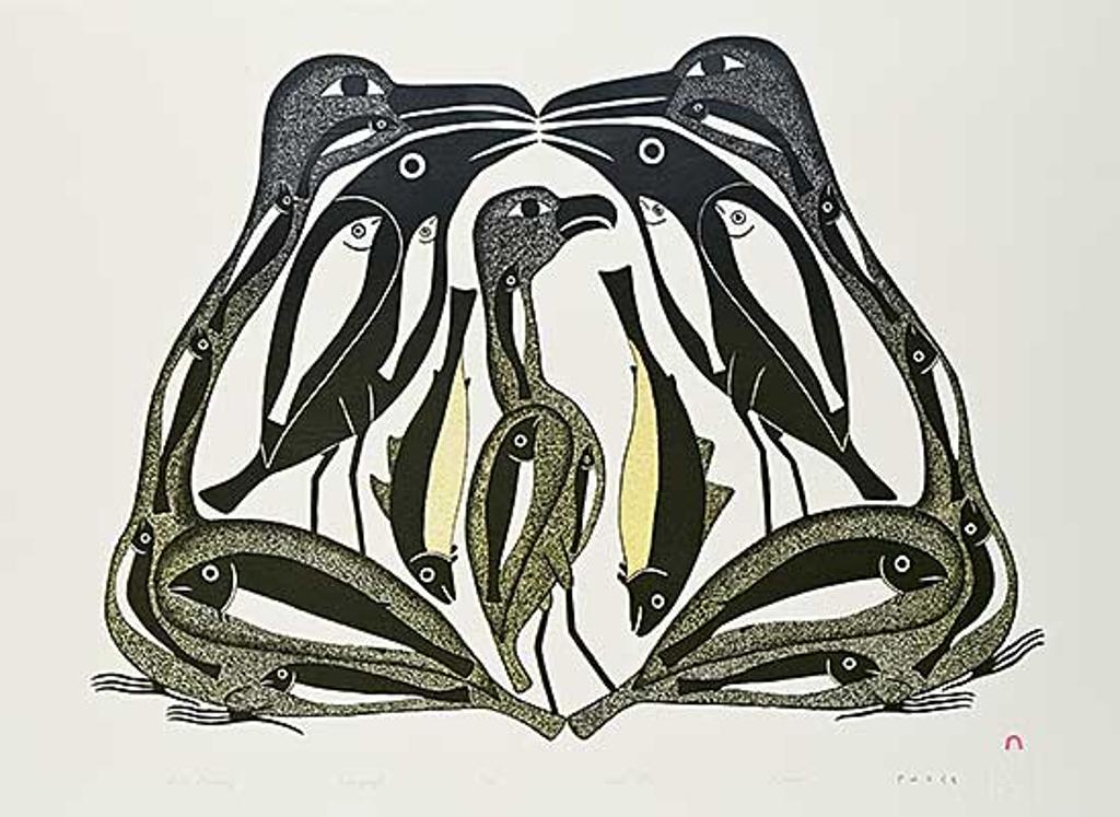 Kenojuak Ashevak (1927-2013) - Arctic Assembly #7/50